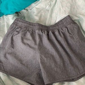 gray workout shorts!